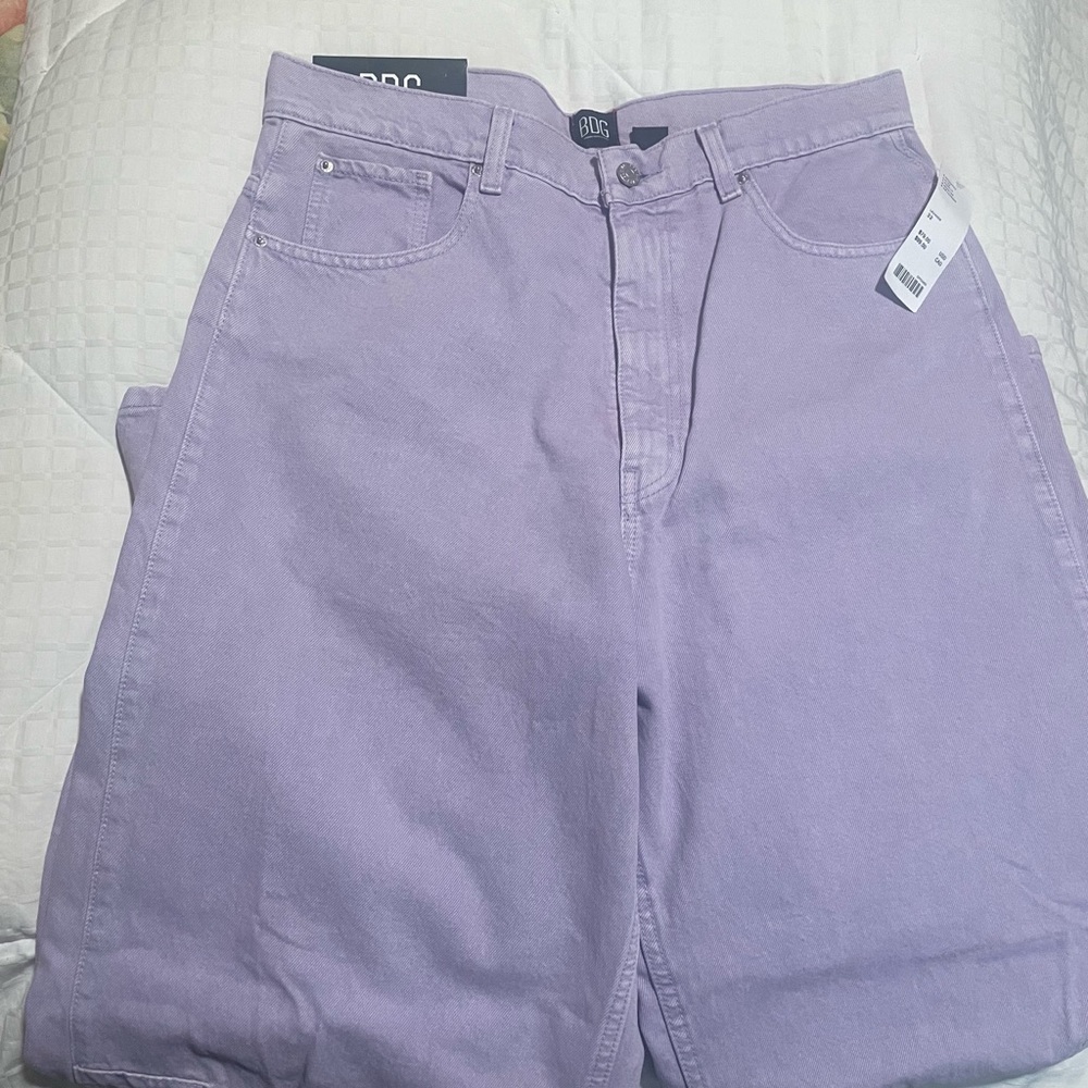 Women’s Urban Outfitters extra baggy lavender jeans size 32